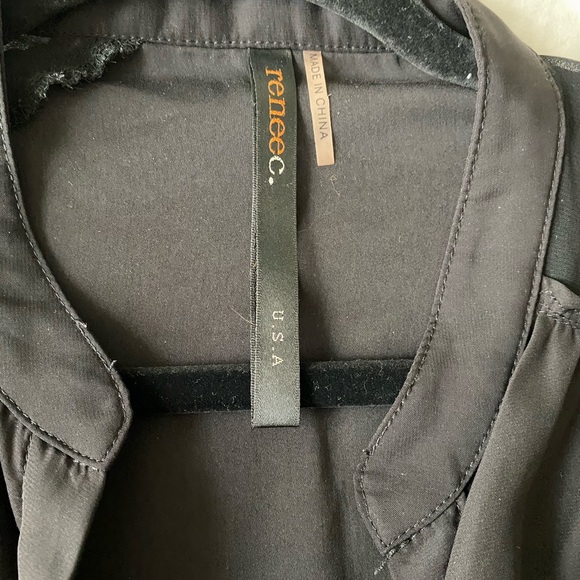 Reneè C. Black Blouse - Picture 2 of 4